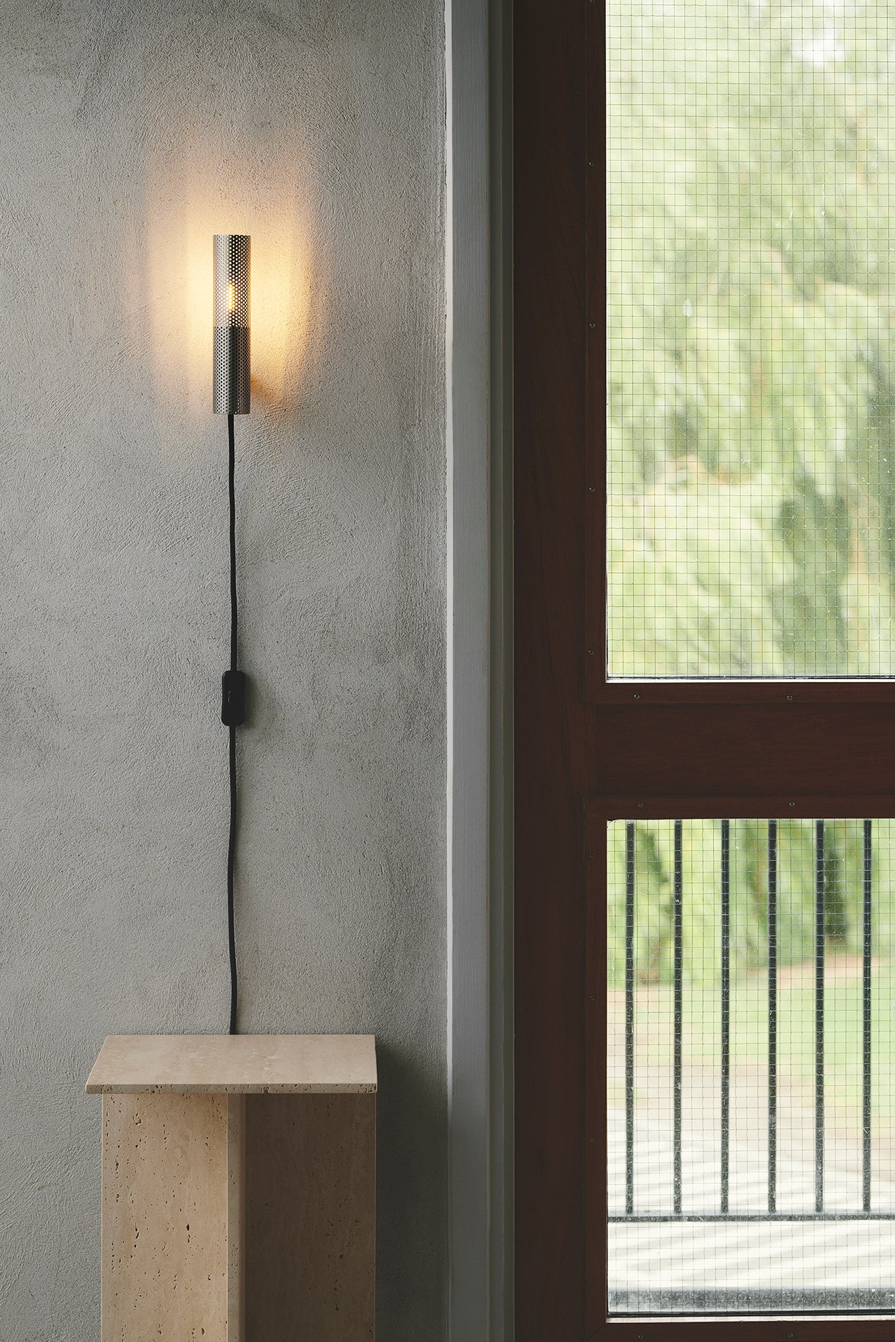 Radent Wall Torch - Brushed Steel - PRE-ORDER - NUAD