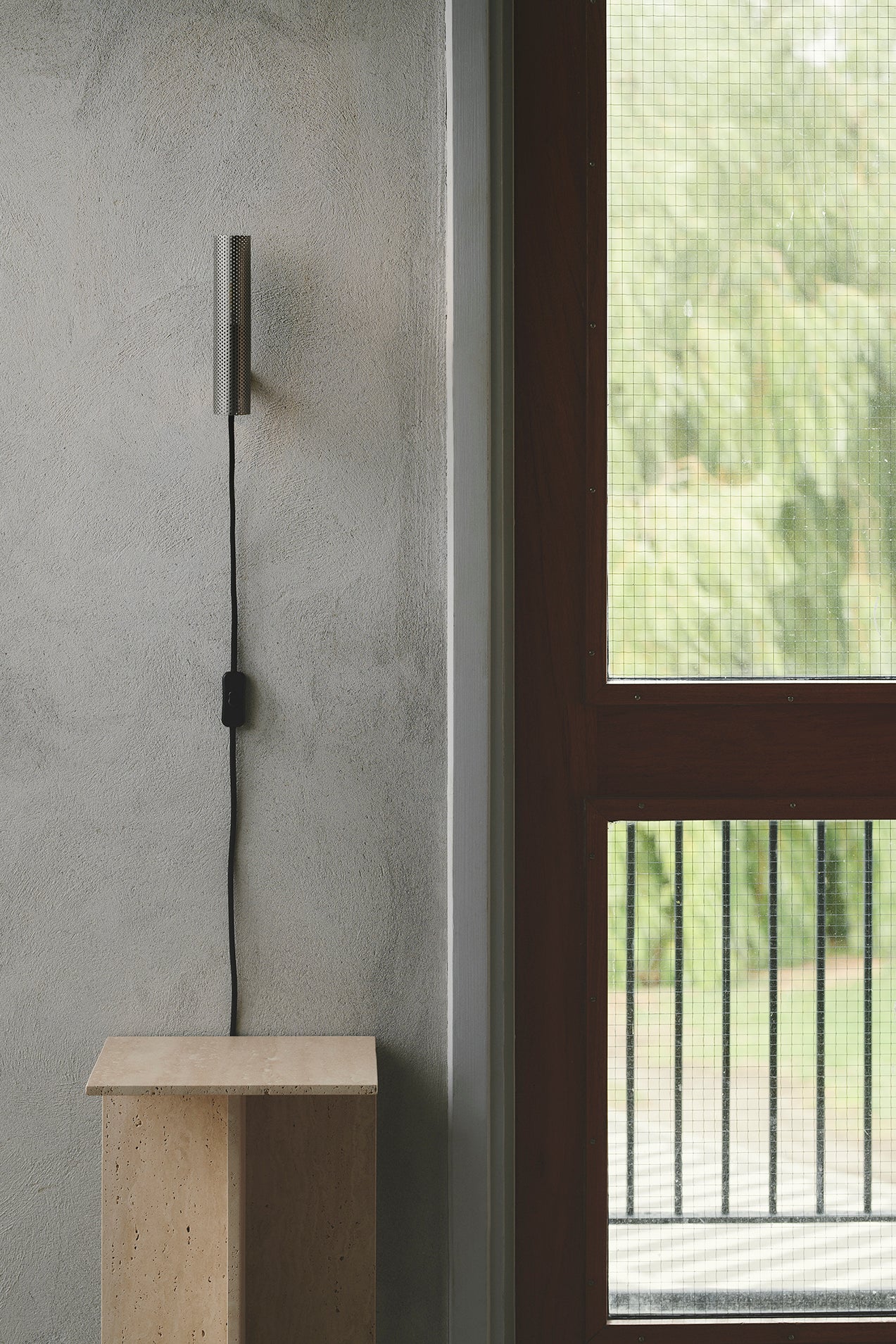 Radent Wall Torch - Brushed Steel - PRE-ORDER - NUAD