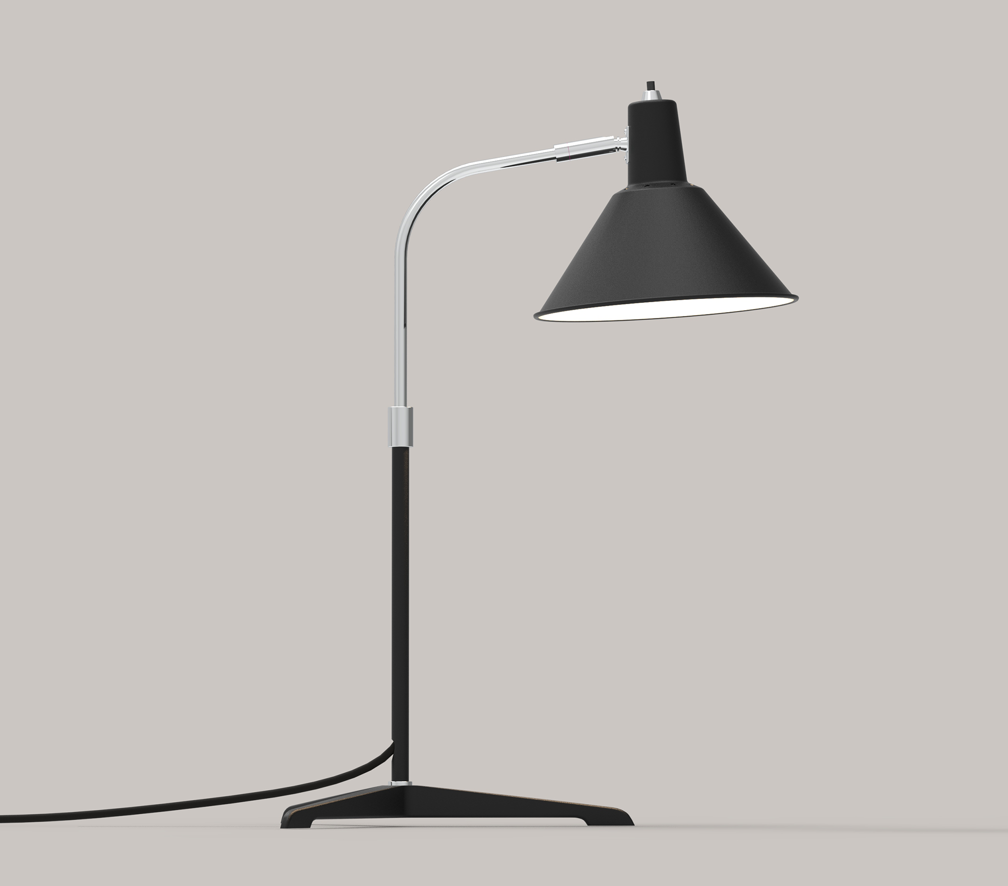 Arcon Table Lamp - Black / Chrome - PRE-ORDER - NUAD