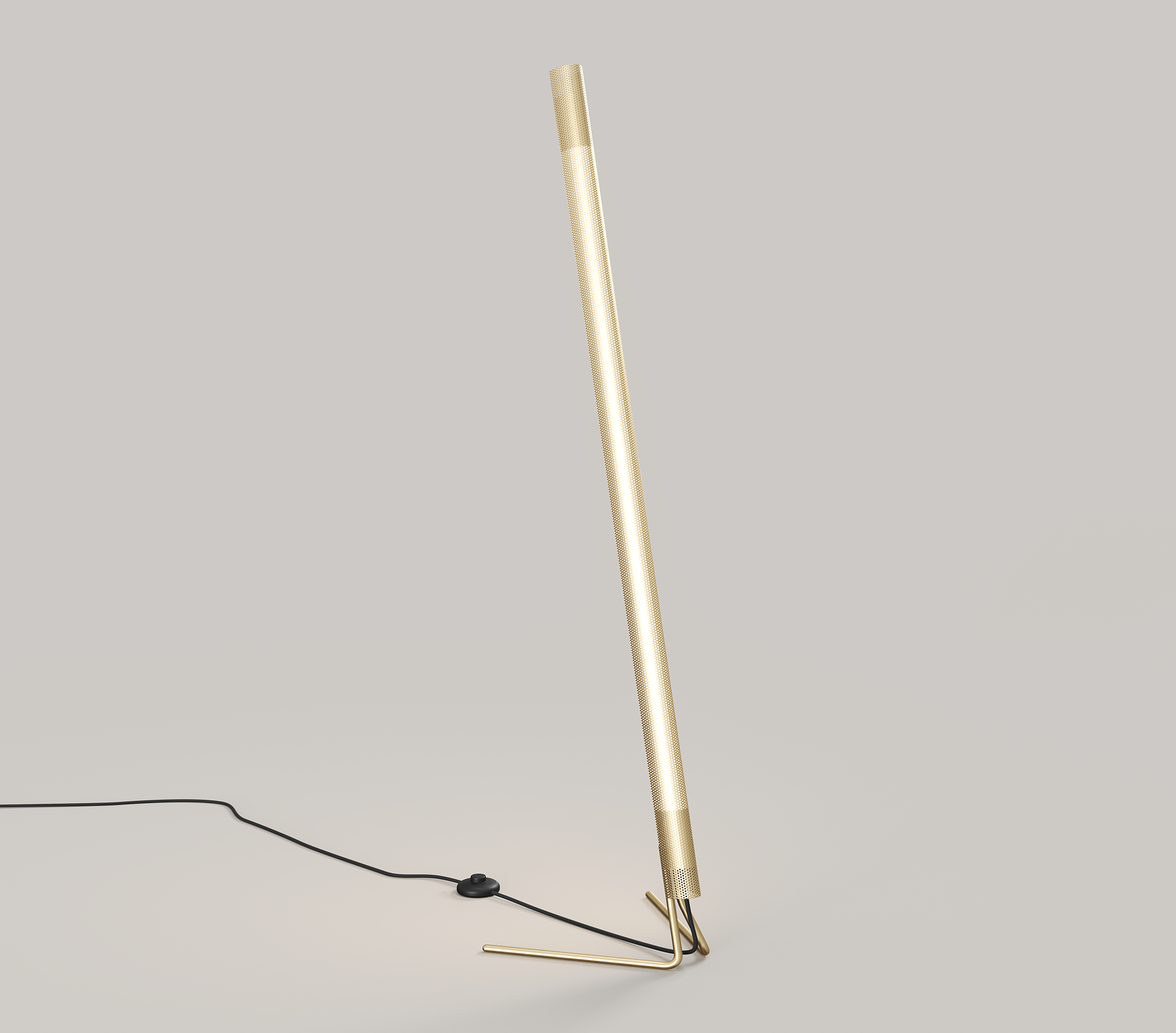 Radent Floor Lamp, 1475 mm - Brass - NUAD
