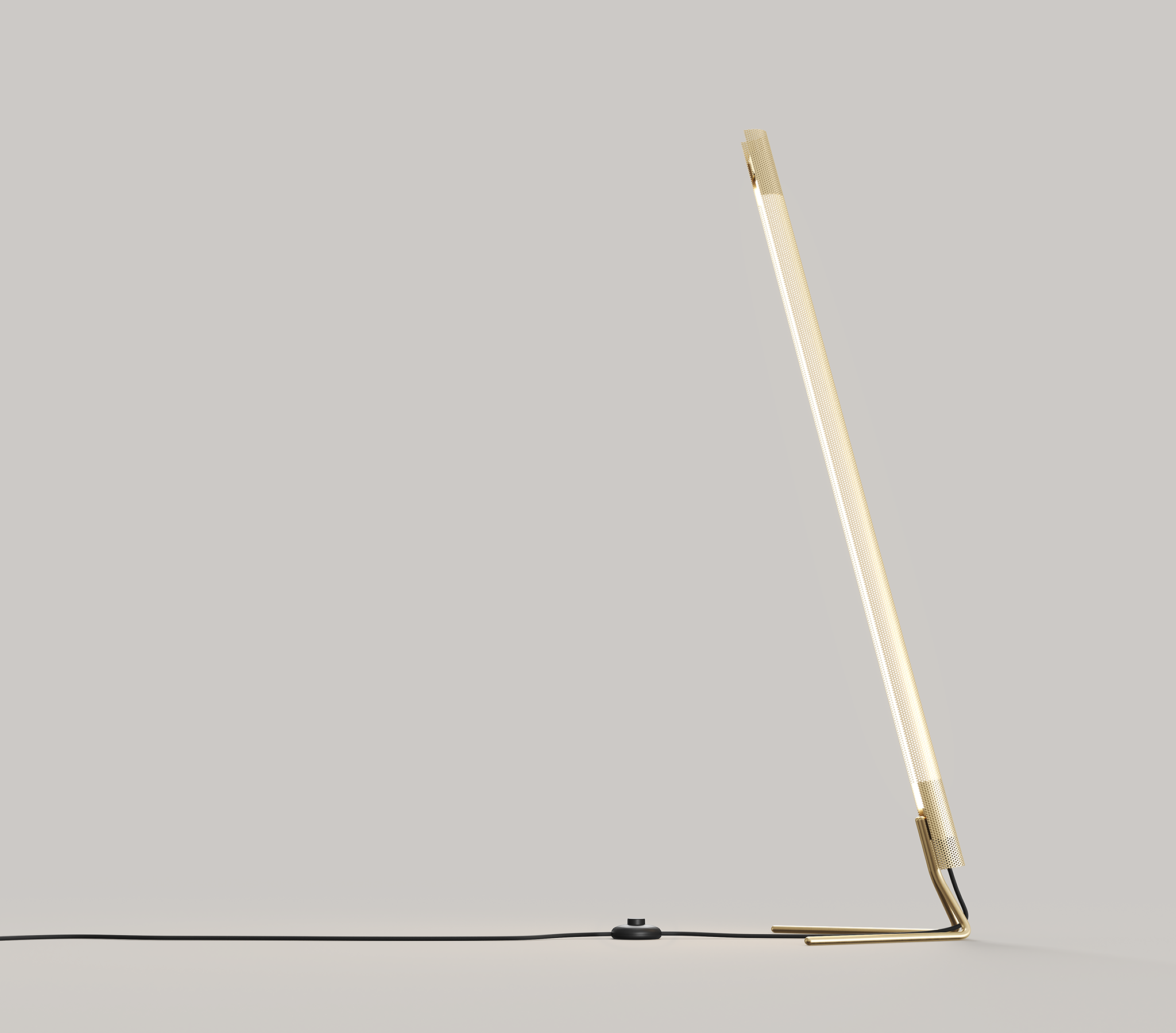 Radent Floor Lamp, 1475 mm - Brass - NUAD