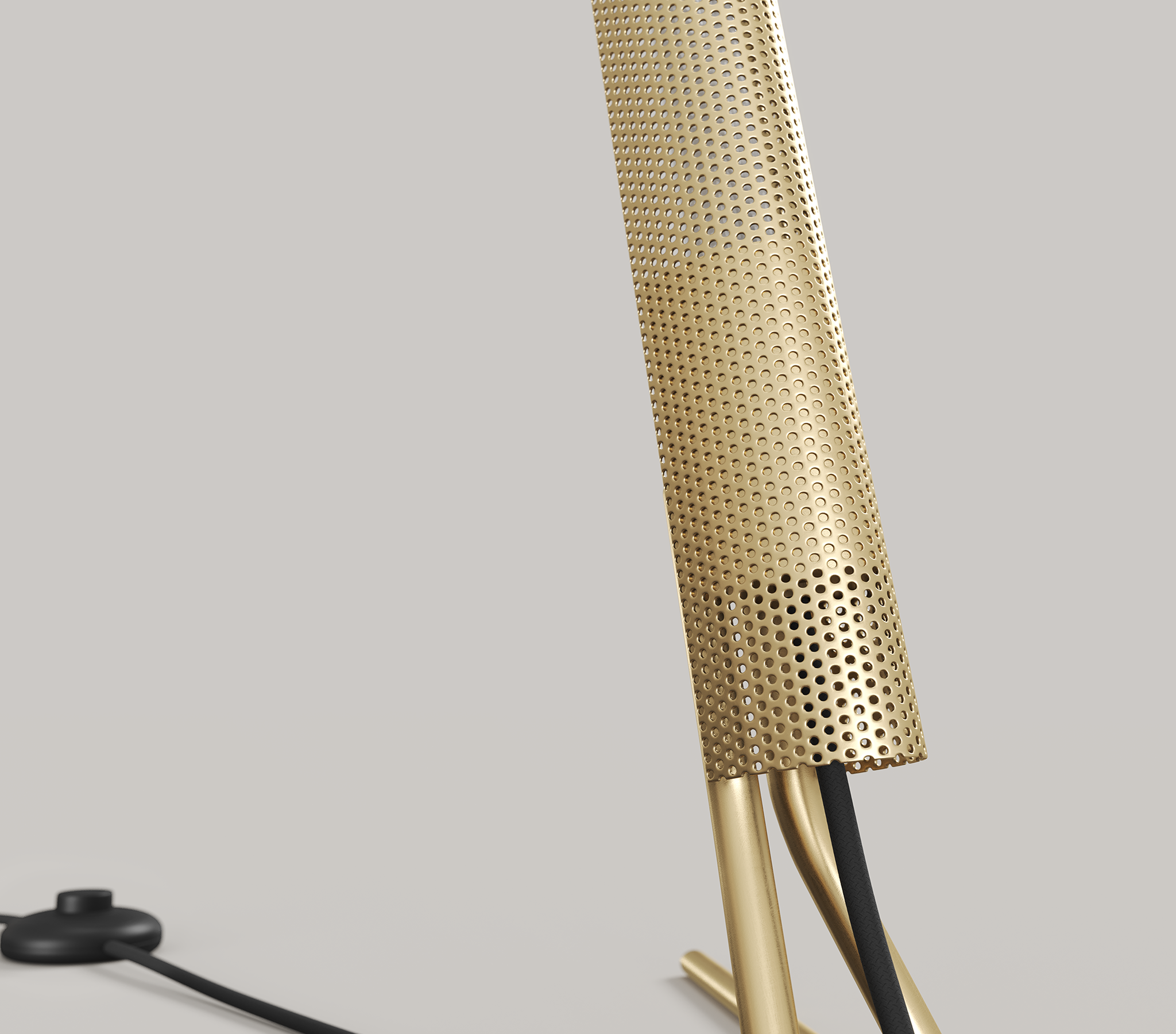 Radent Floor Lamp, 1475 mm - Brass - NUAD