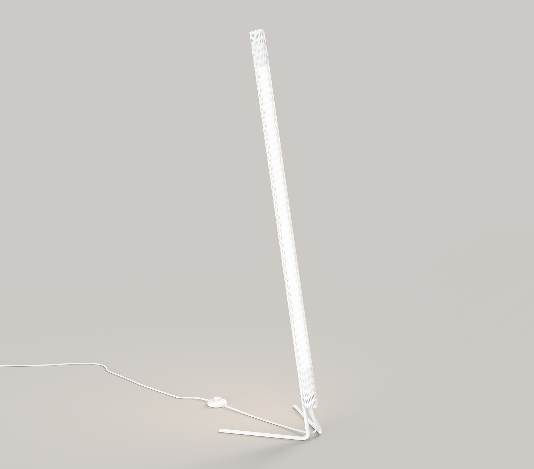 Radent Floor Lamp, 1475 mm - White - NUAD