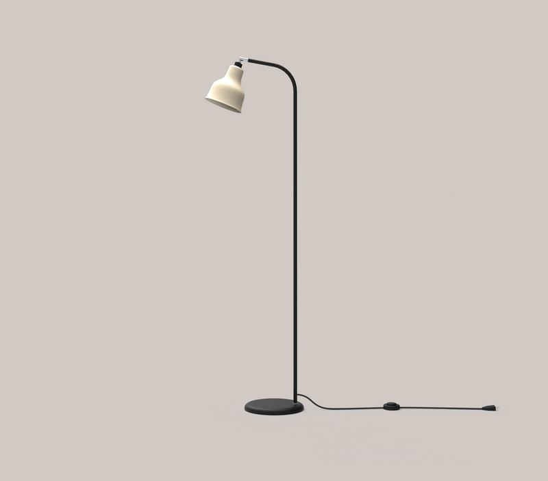 Avra Floor Lamp - Black/Creme - PRE-ORDER - NUAD