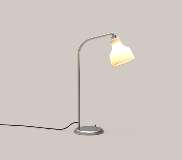 Avra Table Lamp - Brushed Steel/Creme - PRE-ORDER - NUAD