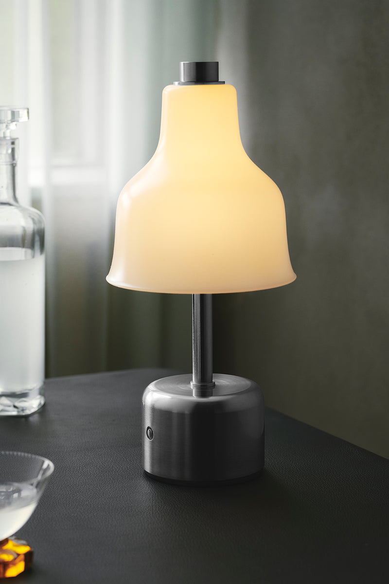 Avra Portable Table Lamp - Brushed/Creme - PRE-ORDER - NUAD