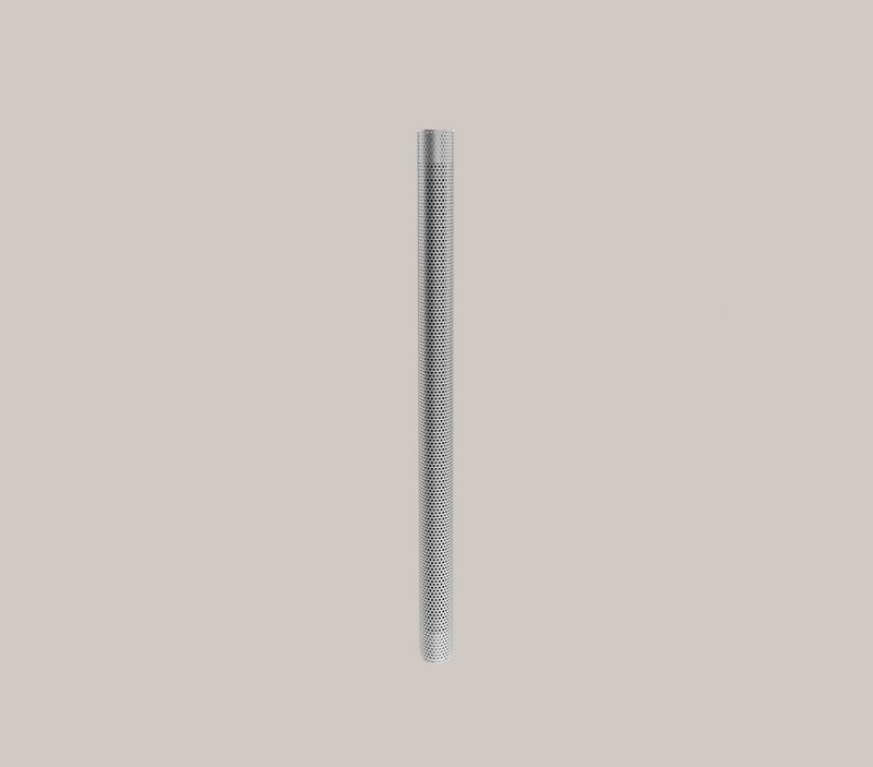 Radent Hardwired Wall Lamp, 670 mm - Brushed Steel - NUAD