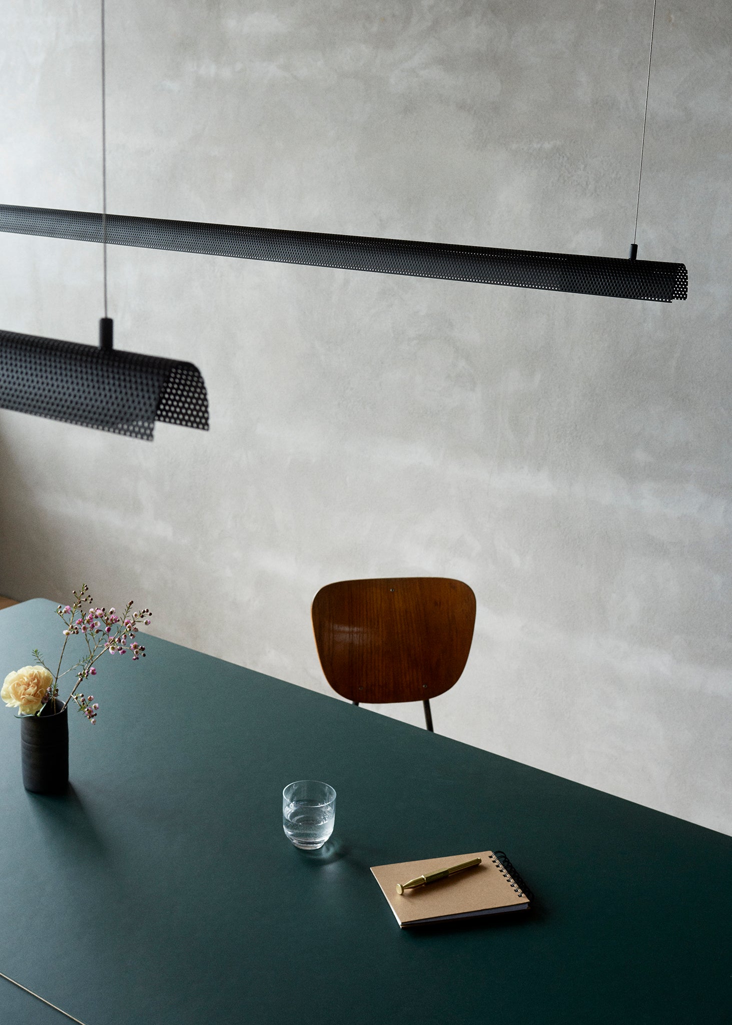 Radent Pendant Lamp, 1350 mm - Black - NUAD