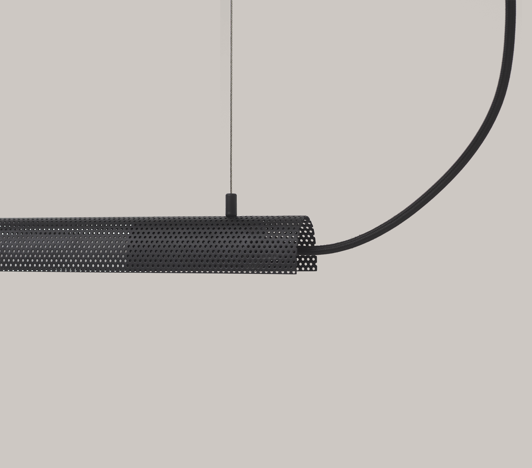 Radent Pendant Lamp, 1350 mm - Black - NUAD