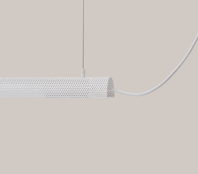 Radent Pendant Lamp, 1350 mm - White - NUAD