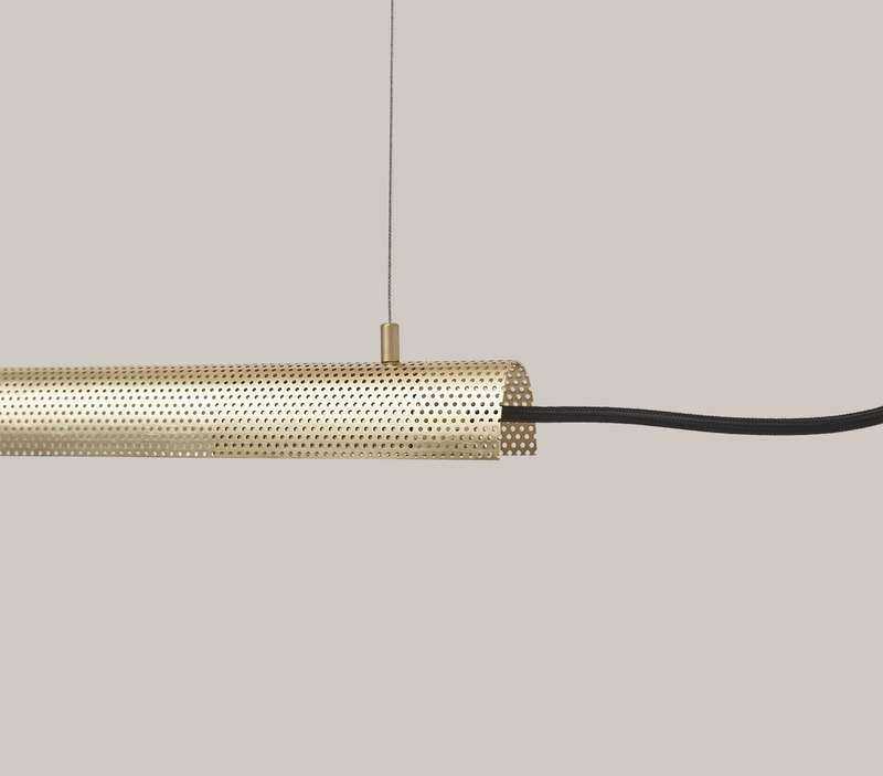 Radent Pendant Lamp, 700 mm - Brass - NUAD